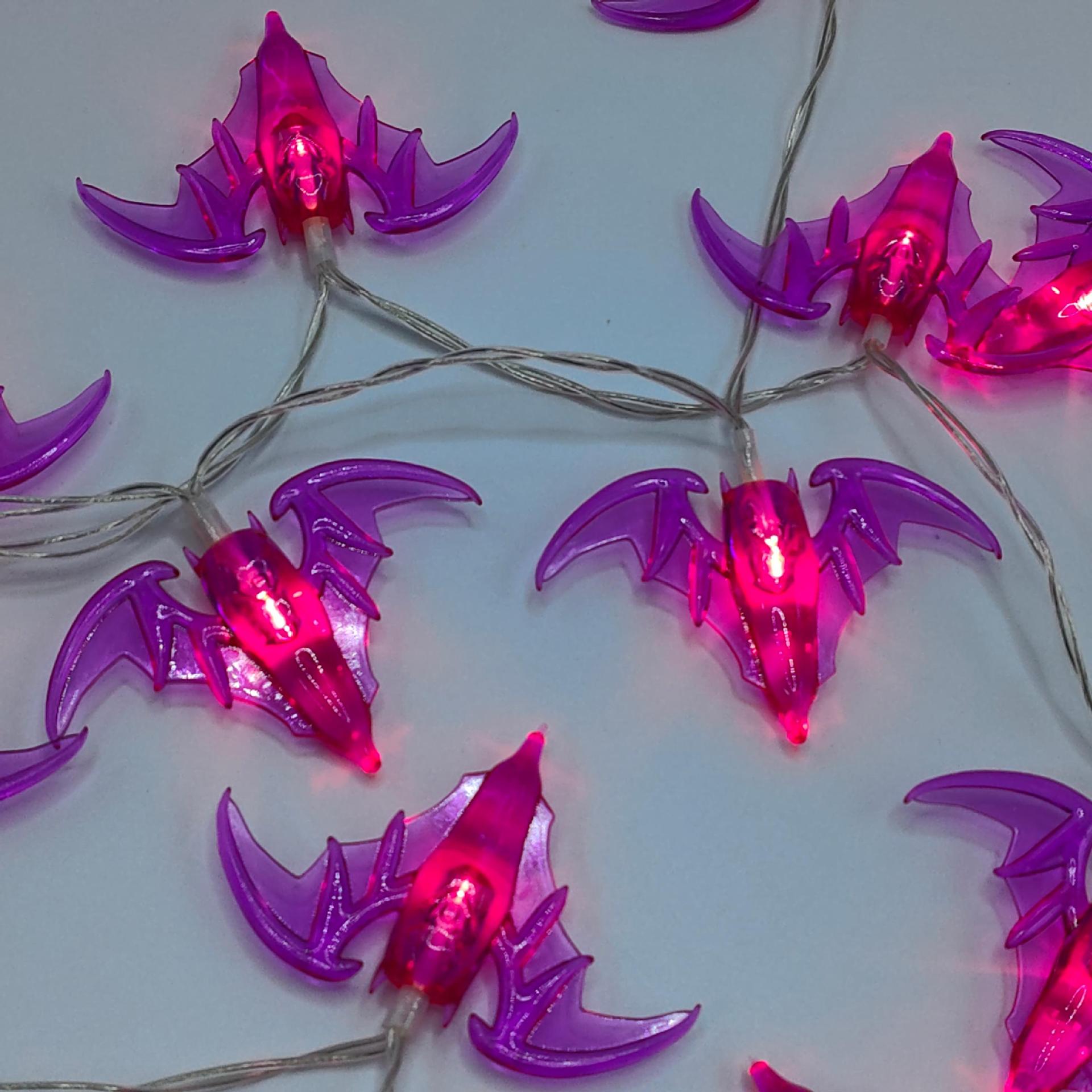 Luz decorativa de Halloween led fantasma telaraña colgante esqueleto calabaza bruja atmósfera lámpara cadena de escenas decoración