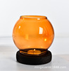 Transparent glossy retro windproof candle, jewelry, European style, Chinese style