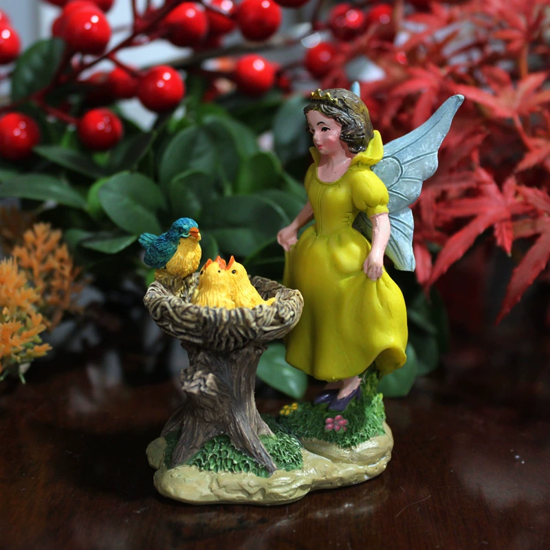 Трансграничный Творческий Ангел Сад микропейзаж украшение персонаж Новая принцесса американская Смола цветок фея маленькие украшения