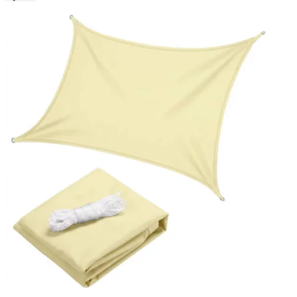 Household Multifunctional Sunshade Sail for Swimming Pool and Courtyard, Dustproof and Sunproof Canopy
