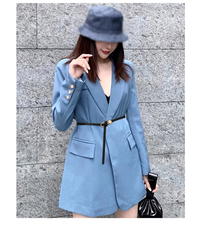 Geknoteter Gürtel Für Damen Aus Leder Als Dekoratives Accessoire_voghion.com