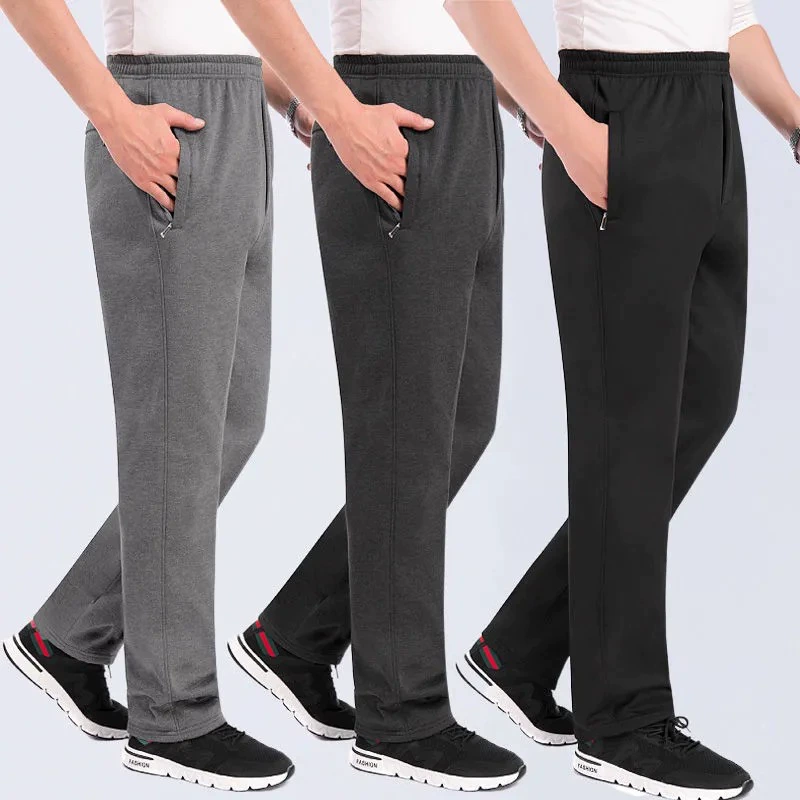 Rx6-2s Спортивные брюки для среднего и пожилого возраста Свободные брюки Мужские повседневные брюки для пожилых мужчин Лето Сетка средней толщины трикотажная ткань