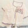 Double short pull pits-purple rabbit