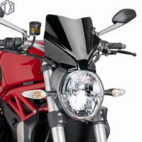 Подходит для Ducati Monster 821 797 1200 модифицированных ветровых стеклопакетов ветровое стекло