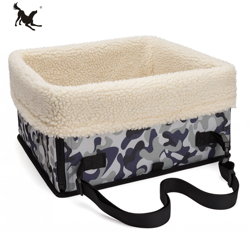 宠物车载用品猫狗可折叠车载副座箱包 可拆洗保暖泰迪舒适宠物窝