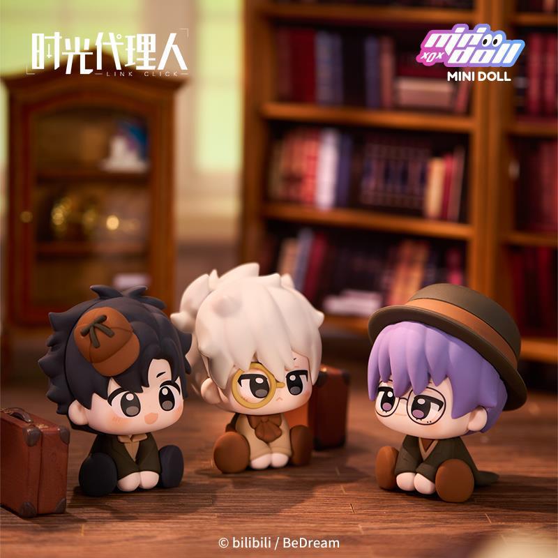 minidoll时光代理人英都学院系列潮玩盲盒坐姿玩坐姿软胶摆件|undefined