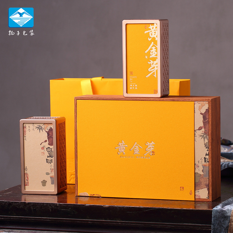 黄金芽春风黄金芽新款高档茶叶礼盒包装厂家直销袋泡可印logo