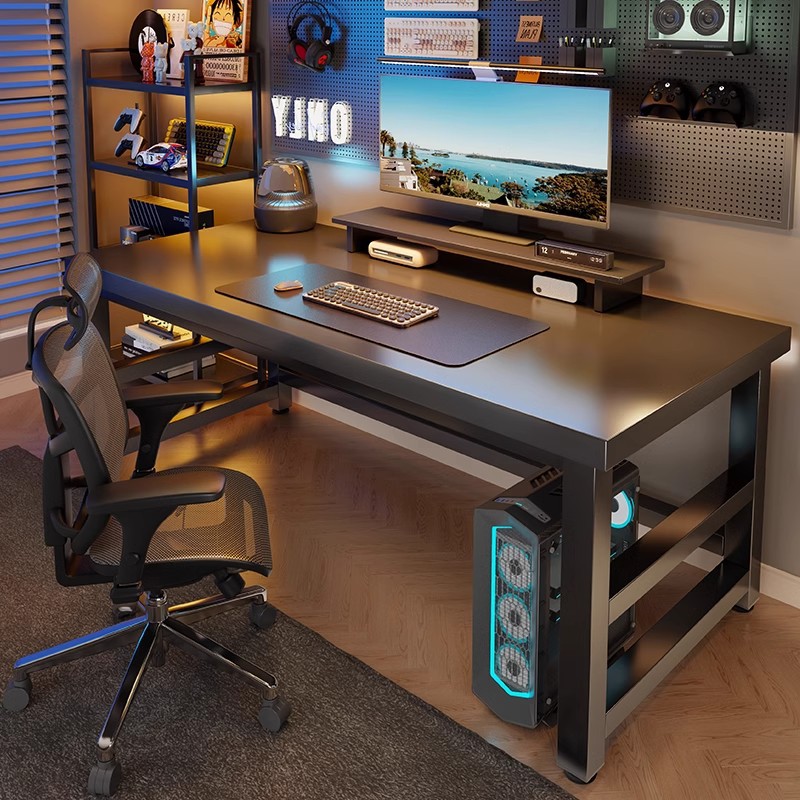 Escritorio para computadora de escritorio Escritorio para estudiantes en casa Escritorio para aprender a escribir Escritorio Dormitorio Escritorio doble para deportes electrónicos Escritorio de trabajo