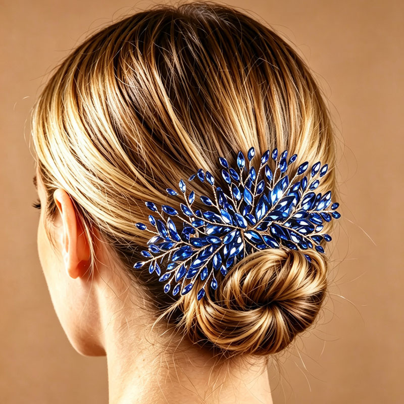 Xiaoming offers handcrafted glass woven hair accessories, high-end office wear for white-collar workers, elegant headpieces, and Chinese-style wedding jewelry for brides