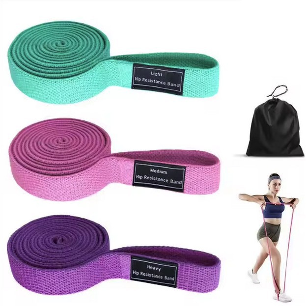 2m Long Knitted Pull-Up Bands Fitness Bands Resistance Bands Stretch Bands Stretching Bands Pull-Up Training Bands