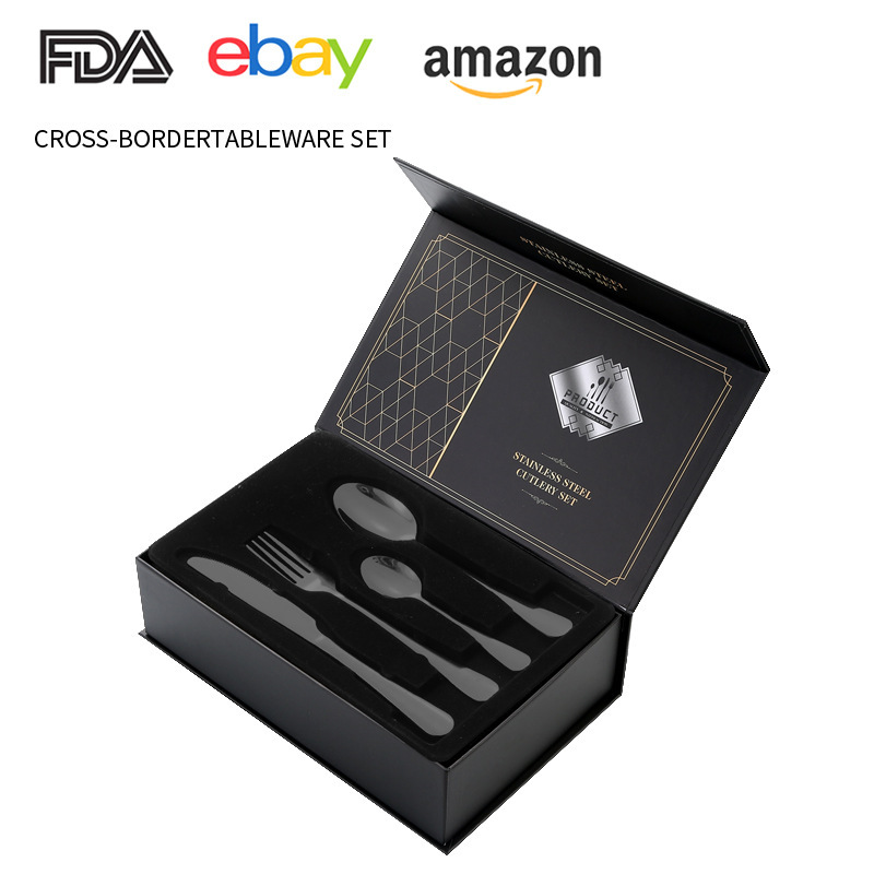 Pequeña solapa negra 24pcs