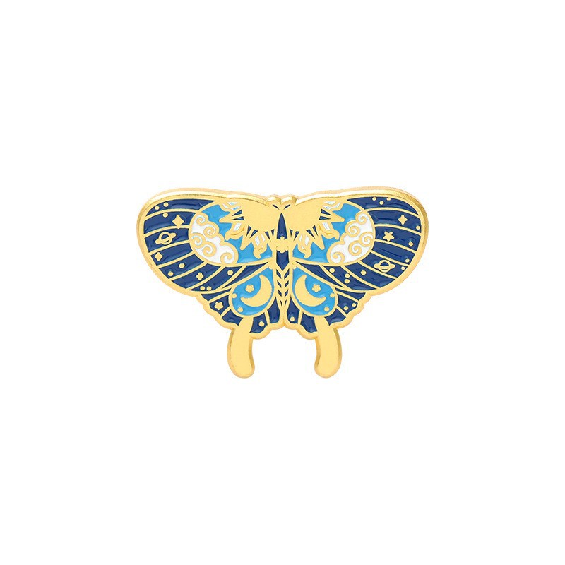 Butterfly Pattern Unisex Gender Plating Design Artistic Pin Butterfly Alloy Plating Unisex Brooches