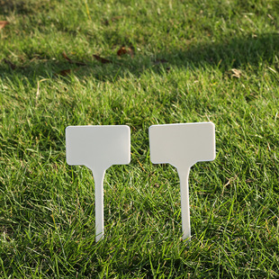 15 Big-Name Plastic Gardening Labels, Ground Signs, Fan-Shaped Thickeneded Waterproof Marking Signs, Succulent Plant T-Shaped Signs