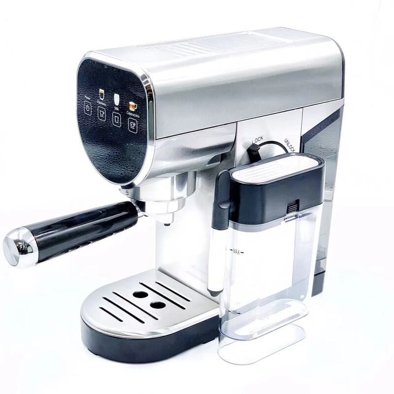 New Model for Cross-Border Trade: Italian-Style Espresso Touch-Screen Coffee Machine, Stainless Steel, Small Household Semi-Automatic Extraction Latte Art Machine New Model for Cross-Border Trade: Italian-Style Espresso Touch-Screen Coffee Machine, Stainless Steel, Small Household Semi-Automatic Extraction Latte Art Machine