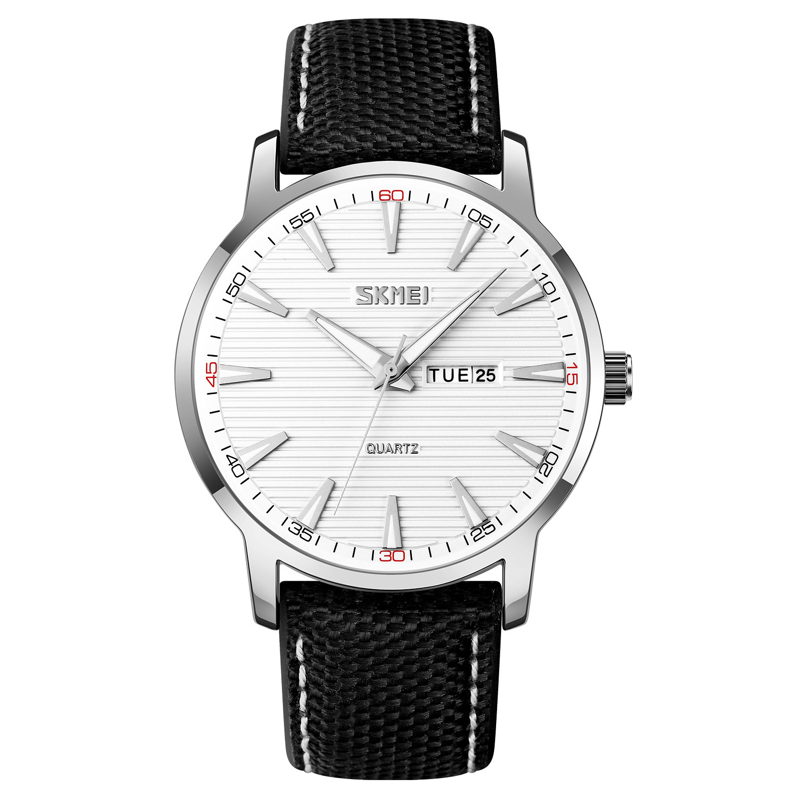 Momento de moda deportivo masculino doble calendario mostrando reloj de cuarzo nocturno impermeable transfronterizo exclusivo para el fabricante de origen