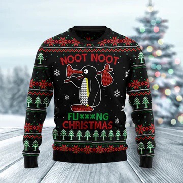Round Neck Sweatshirt Christmas Series Hot Selling Cross-Border Trendy 3D Digital Printing Men's Sports Loose Long Sleeves Right Shoulder