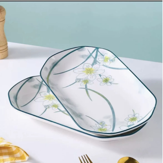 수선화 생선 접시