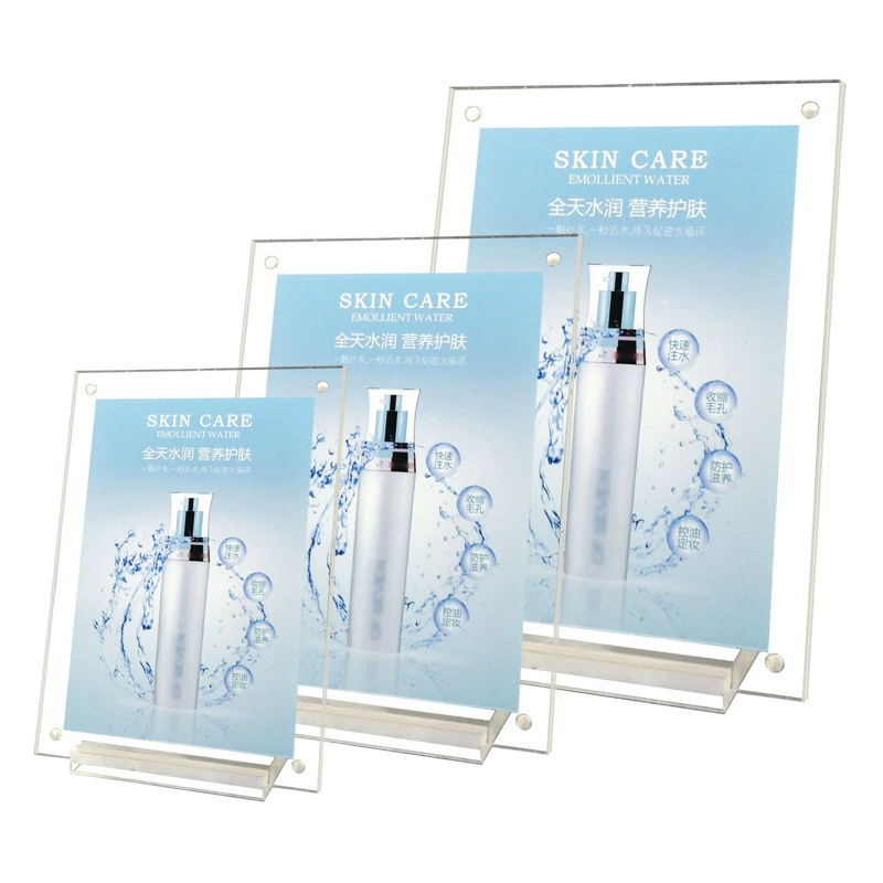 Акриловый склонный знак таблицы А4 карта стол бренд плексиглас Сильный магнитный стол бренд вина бренд акриловый стол знак в наличии