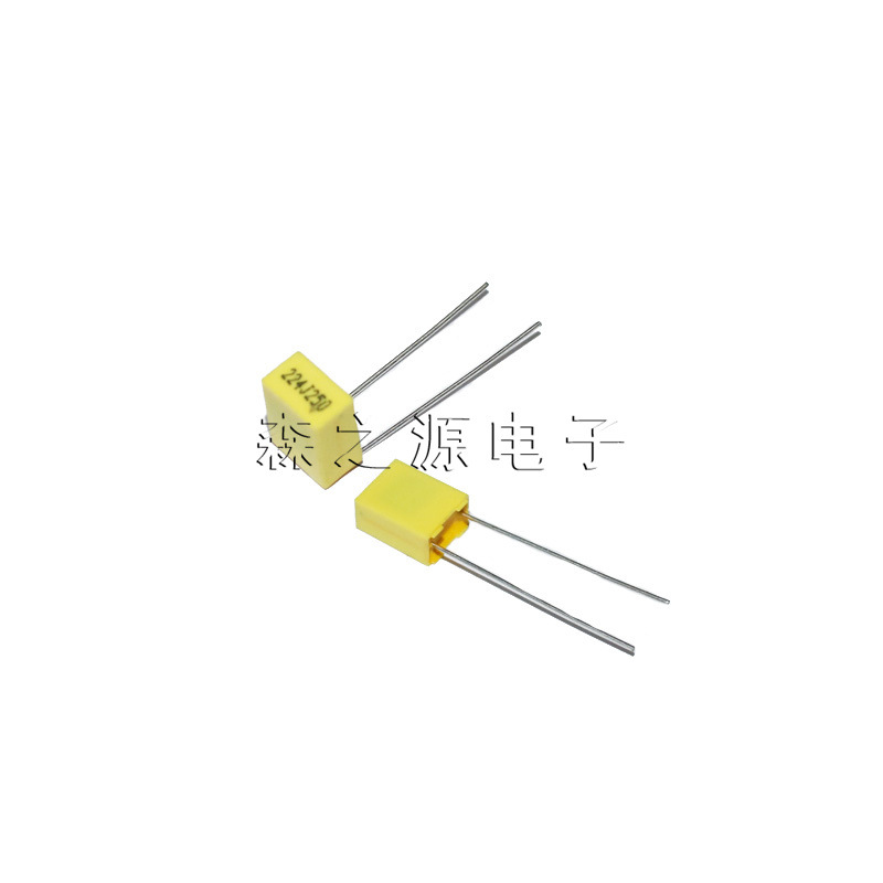 CL23B校正电容250V224J 0.22uF P5MM方块电容