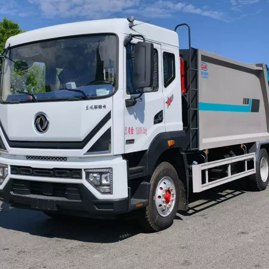 程力牌CL5160ZYS6AQC型压缩式垃圾车 东风多利卡12T压缩式垃圾车