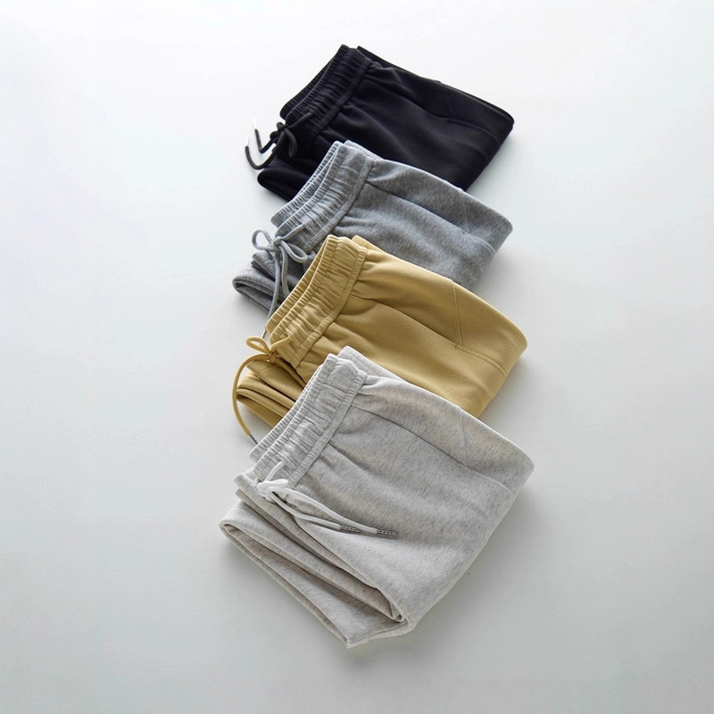 2025 Autumn and Winter New Versatile White Sports Sweatpants Lulu Hip Line High Waist Liquid Ammonia Cotton Straight Casual Pants Women's Pants 2025 Autumn and Winter New Versatile White Sports Sweatpants Lulu Hip Line High Waist Liquid Ammonia Cotton Straight Casual Pants Women's Pants