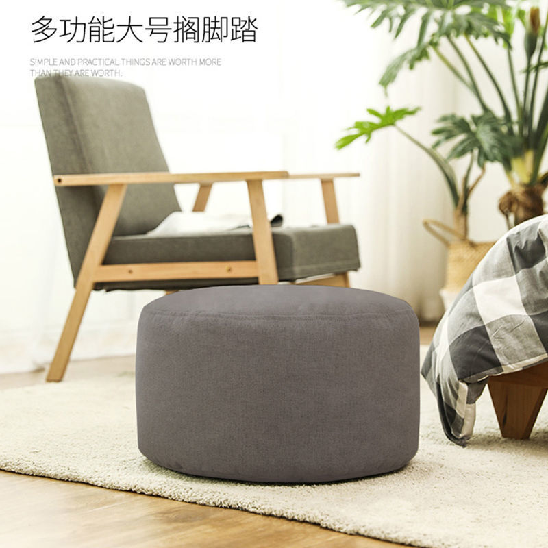 Ins Fashion Small Stool Round Stool Adult Low Stool Kidsren's Stool Shoe Changing Stool Living Room Stool Sofa Stool Baby Stool