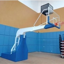 户外室内标准专业比赛成人可移动电动手动液压升降篮球架