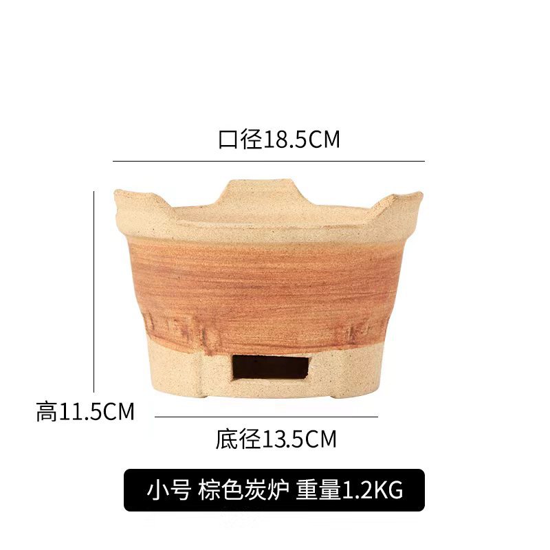 Cerámica de arcilla barbacoa pequeña estufa de arcilla hogar comercial al aire libre estufa de arcilla brochetas de barbacoa al aire libre antigua estufa de carbón estufa de barbacoa