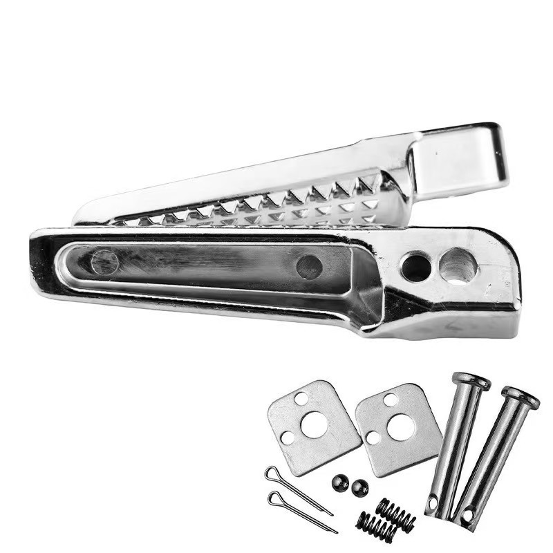 Aluminum alloy fine cross-border MIO footrests, Yamaha rear seat footrests, custom-made alloy footboards for motorcycles