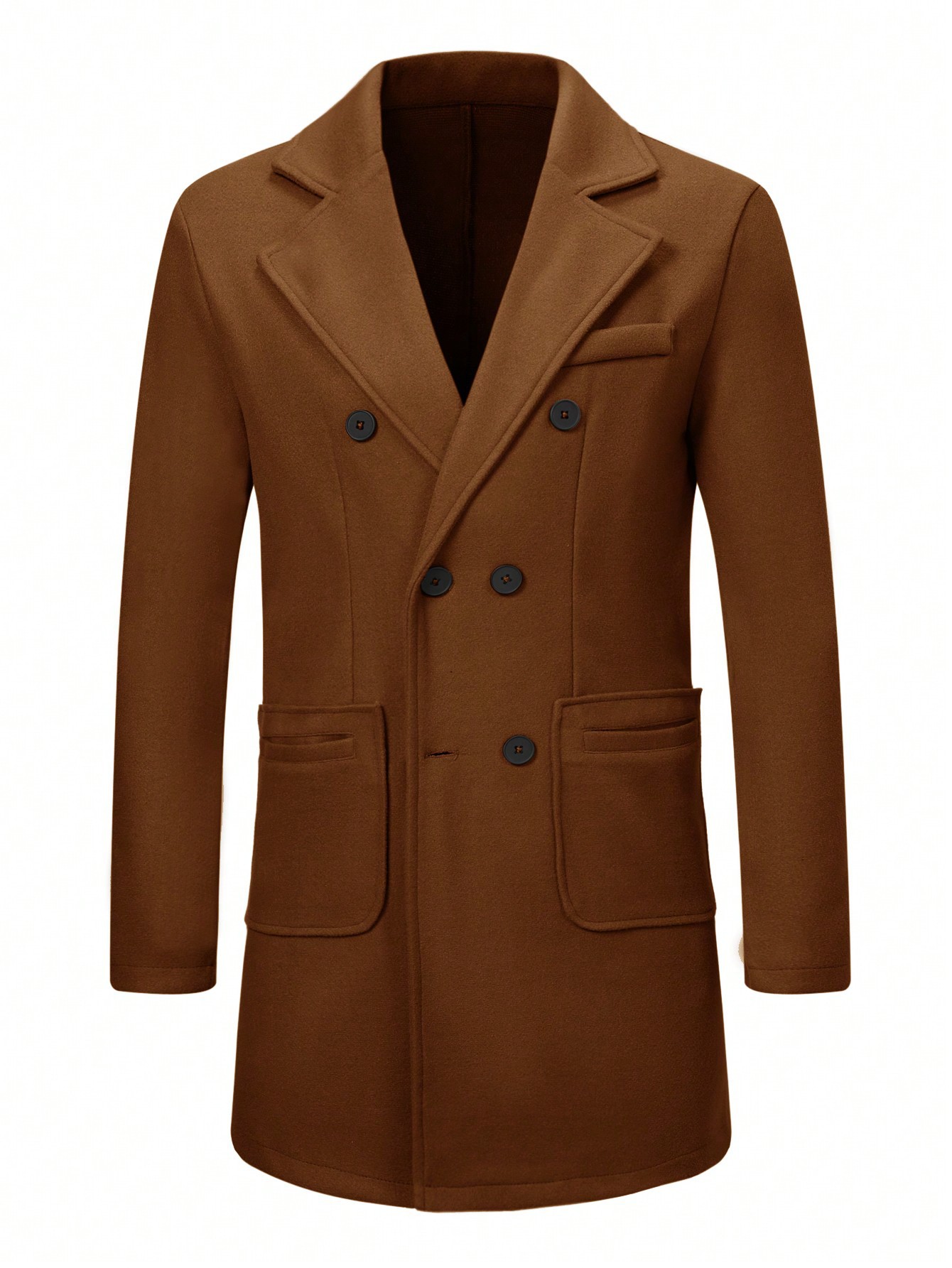 Wollen herenjas trenchcoat voor herfst en winter_voghion.com