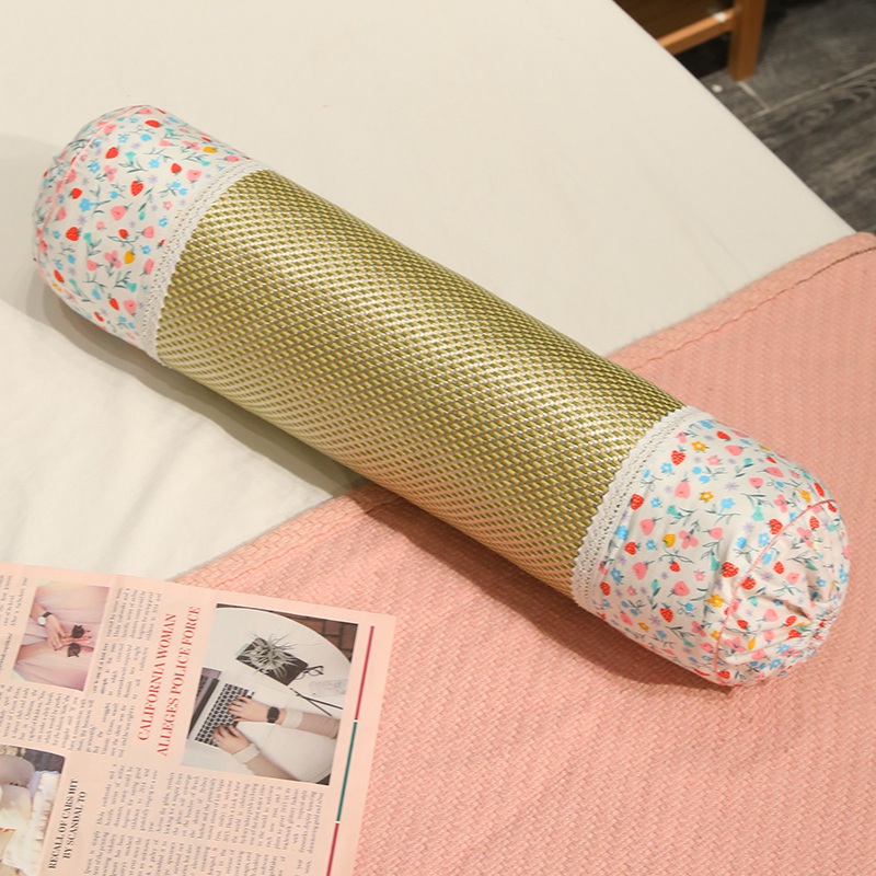 Hiedra columnar almohada larga almohada de verano para dormir en la cama de las niñas almohada de piernas