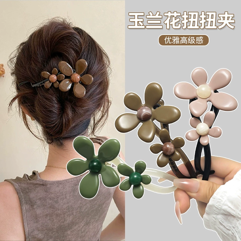 Pilsan Play Car, hair accessory, hairgrip, plastic fashionable hairpins, flowered