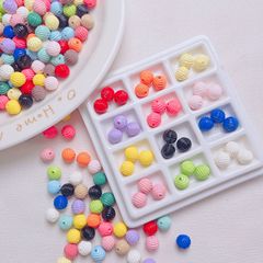 烤漆螺旋纹蜂窝条纹烤漆亚克力diy手机链包挂件饰品配件串珠材料