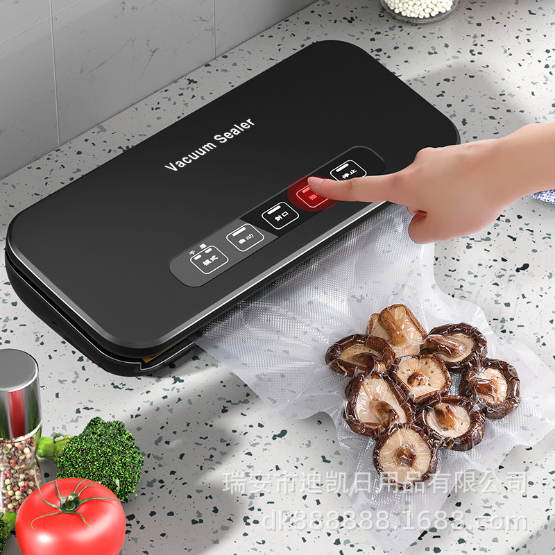 Máquina de sellado al vacío pequeña máquina de envasado de alimentos para el hogar cocina máquina de mantenimiento fresco máquina de sellado de alimentos automática máquina de vacío externa