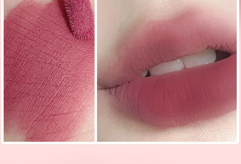 kakashow Sweetheart Bear Lip Gloss Velvet matte Glaze Mud moisturizing and non-stick cup 6-color lipstick Whitening undefined