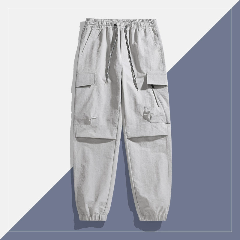 Мужские спортивные брюки-карго в стиле casual, американский трендовый бренд, для активного отдыха, с множеством карманов, популярная модель.