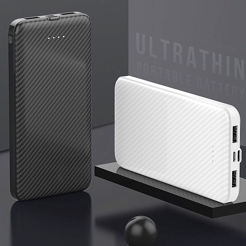 Fuente de alimentación portátil al aire libre caja de fibra de textura doble entrada de gran capacidad de potencia 5w suministro de fabricantes