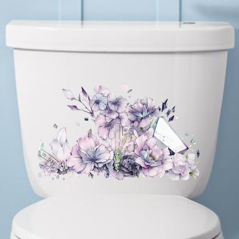 HP-HD-1003 cross-border flower pvc sticker refrigerator surface sticker refurbished ugly wall decoration self-adhesive wall sticker