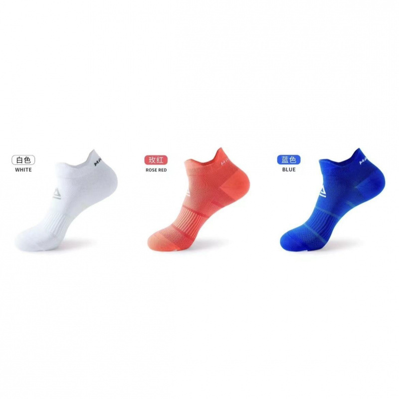 3 pairs [white+pink+blue]
