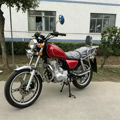 Cross-Border Exclusive Supply of Red Two-Wheeled Motorcycles with Rear Racks, Popular Overseas for Carrying Goods and Passengers, African Model (Motosikletlər)
