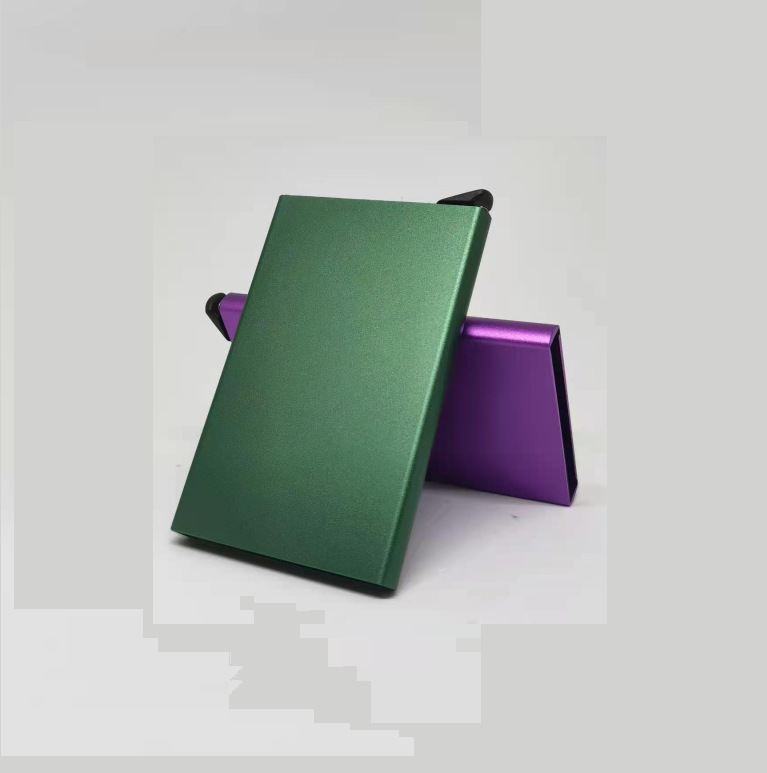 Caja organizadora de tarjetas, almacenamiento antideslizante y antirrobo para tarjetas de visita y crédito