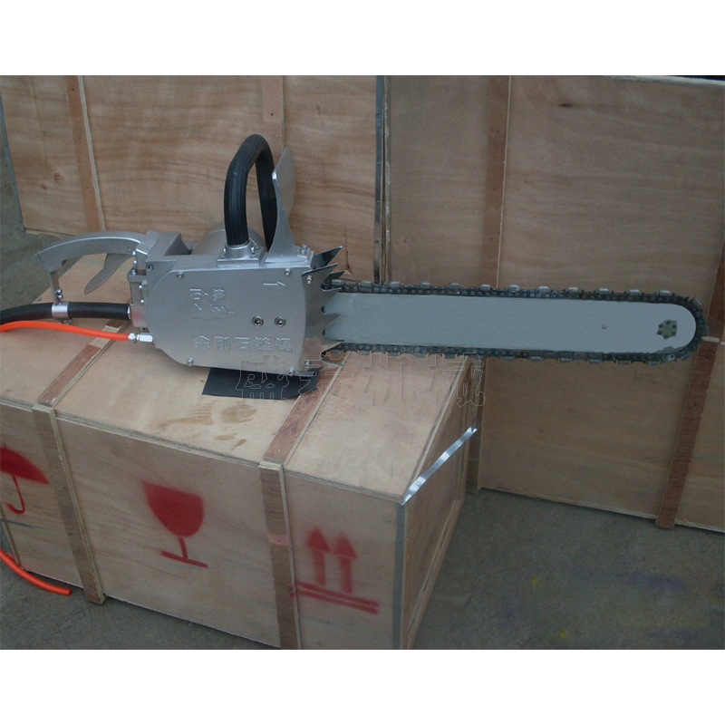 石材切割链锯 手持式多性能电动链条锯 矿井下用气动金刚石链锯