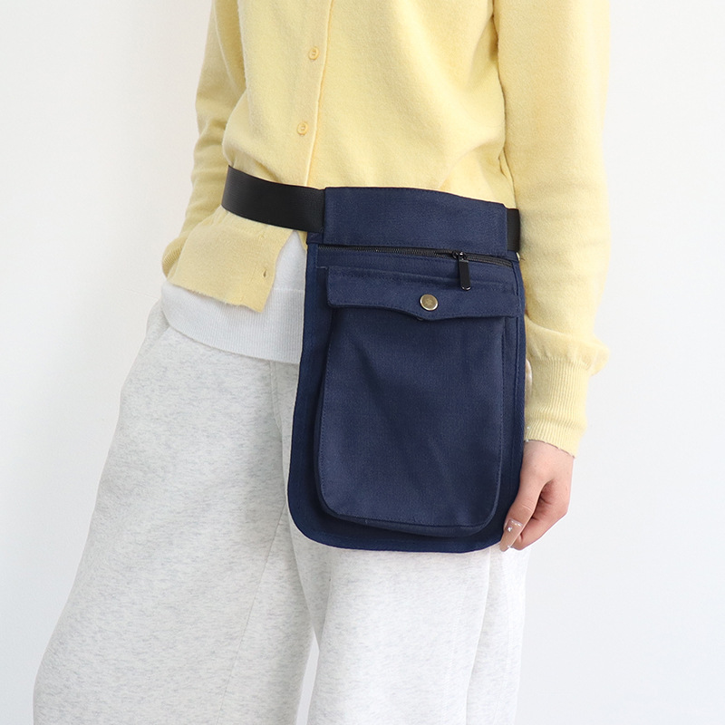 Amazon escalando y corriendo delantal diagonal de múltiples bolsillos, riñonera, cremallera resistente al desgaste, bolso de transporte multifunción transfronterizo con todo incluido