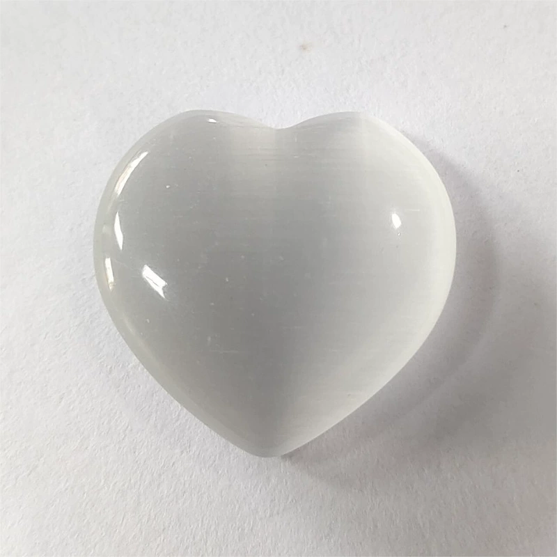 (Cross-border trading), (Wholesale), natural water, organic crystal heart shaped, accessories, 20mm, with gem