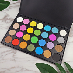 網紅款28色兒童舞台妝眼影表演出影樓培訓學校專用珠光啞光彩妝盤