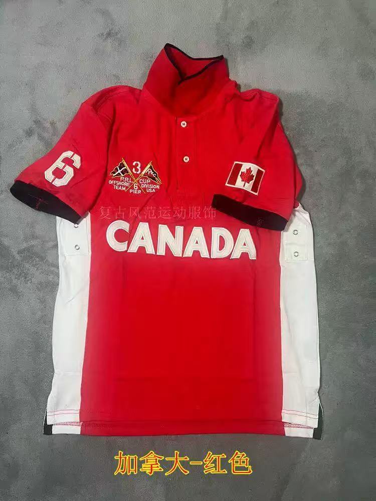 Polo Ralph Lauren Shirt Canada Cup Division Offshore Team Red