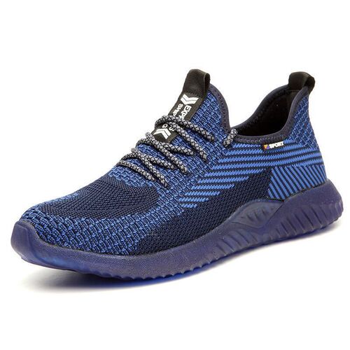 Cross-border labor protective shoes with anti-punching, anti-piercing, lightweight, fashionable, flyknit, wear-resistant, non-slip, anti-odor, comfortable, and safety protection.