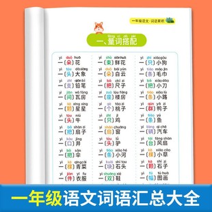 Children's Chinese Words Accumulate First Grade Pre-school Character Recognition Enlightenment Exercise Book Toy Wall Chart Cognitive Character Recognition Enlightenment