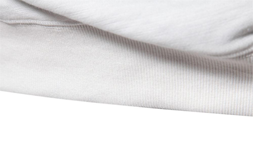 2024 Spring and Autumn New Style Leading Men's Loose Casual Solid Color Round Neck Hoodie Trendy Men_voghion.com