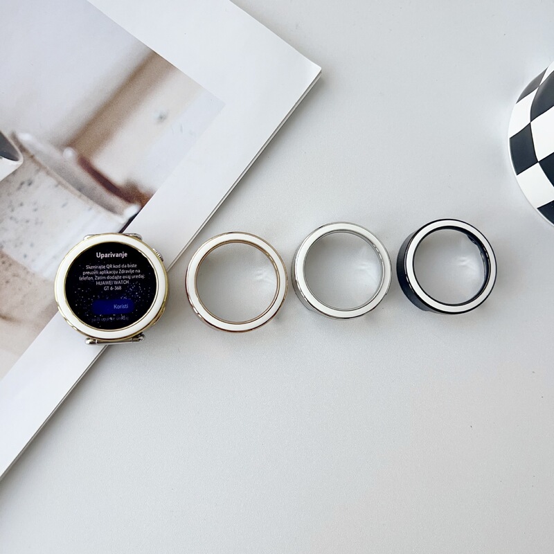 Suitable for Huawei Gt5/6 Watch Protective Case Electroplated Two-Color Frame Watchgt5/6 Integrated Case 41mm Cut Out